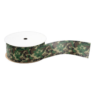 Militaire Camouflage Grosgrain Lint