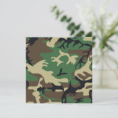 Militaire Camouflage Kaart (Staand voorkant)
