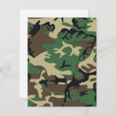 Militaire Camouflage Kaart (Voorkant / Achterkant)