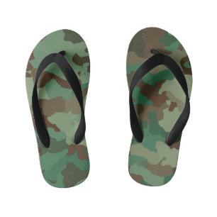 militaire camouflage - kinder teenslippers