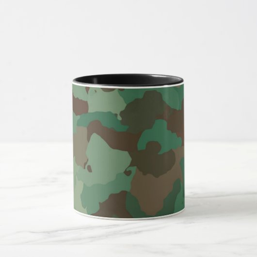 militaire camouflage - koffiebeker mok (Midden)