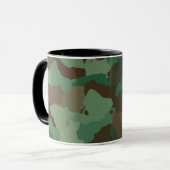 militaire camouflage - koffiebeker mok (Voorkant links)