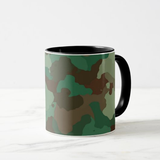 militaire camouflage - koffiebeker mok (Voorkant rechts)