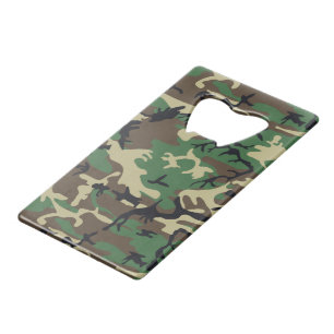 Militaire Camouflage Kredietkaart Flessenopener