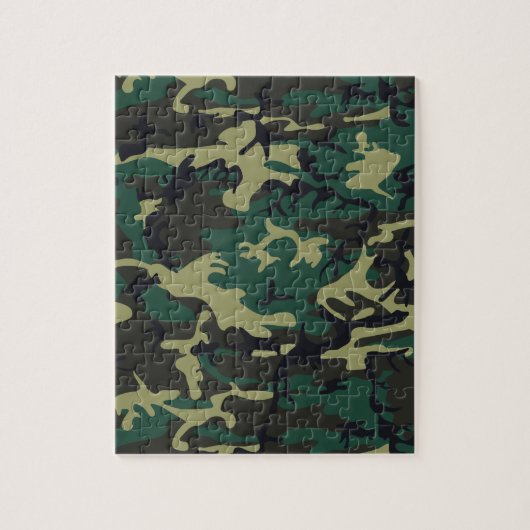 Militaire Camouflage Legpuzzel (Verticaal)