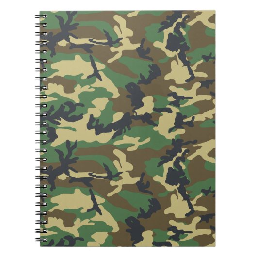 Militaire Camouflage Notitieboek (Voorkant)