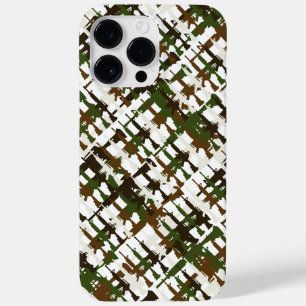 Militaire Camouflage Pistool geweren Cool Camo GI  Case-Mate iPhone 14 Pro Max Hoesje