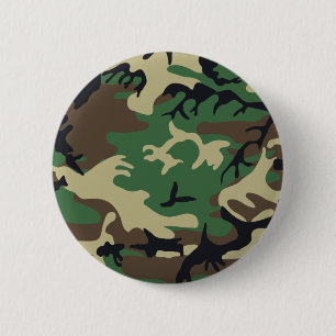 Militaire Camouflage Ronde Button 5,7 Cm