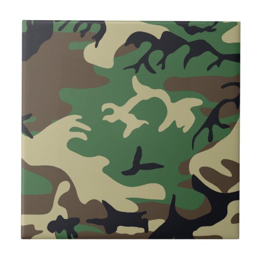 Militaire Camouflage Tegeltje (Voorkant)