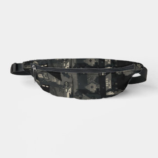 Militaire camouflagepatroon voor stedelijke omgevi heuptasje