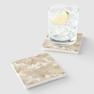 Militaire Camouflageprint Stenen Onderzetter