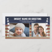 Militaire / Carte photo patriotique (Devant)