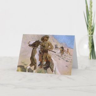  militaire cowboys, The Scout by Remington Kaart