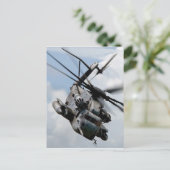 Militaire defensie-helikopter briefkaart (Staand voorkant)