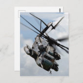 Militaire defensie-helikopter briefkaart (Voorkant / Achterkant)