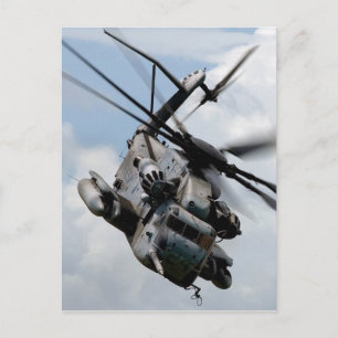 Militaire defensie-helikopter briefkaart