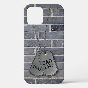 Militaire Dog Tags op Brick Hoesje-Mate iPhone Cas iPhone 12 Hoesje