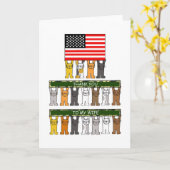 Militaire Echtgenote Waardering, Vrouw. Kaart (Gele Bloem)