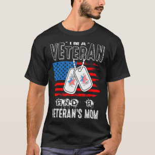 Militaire familie... ik ben veteraan en een vetera t-shirt
