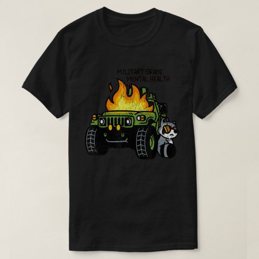 Militaire Graad Geestelijke Gezondheid T-shirt (Design voorkant)