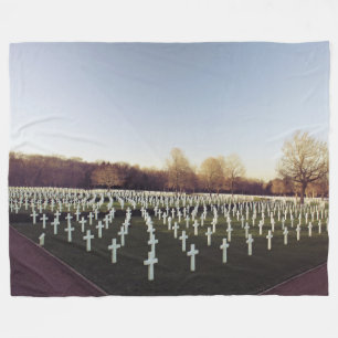 MILITAIRE GRAVEN FLEECE DEKEN