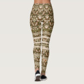 Militaire Groen Bruin Beige Leggings (Achterkant)