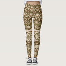 Militaire Groen Bruin Beige Leggings