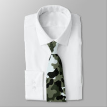 Militaire Groene Camo-Stropdas