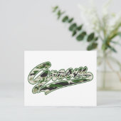 Militaire groepering Camouflage Briefkaart (Staand voorkant)