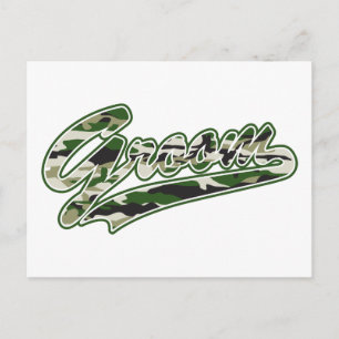 Militaire groepering Camouflage Briefkaart