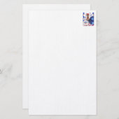 Militaire held Weimaraner Stationery Briefpapier (Voorkant / Achterkant)