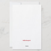 Militaire held Weimaraner Stationery Briefpapier (Achterkant)