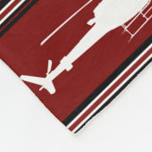 Militaire helikopter fleece deken (Hoek)