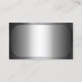 Militaire Hond Label Faux Metal Visitekaartje (Achterkant)