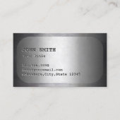 Militaire Hond Label Faux Metal Visitekaartje (Voorkant)