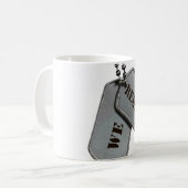 Militaire Hond Tags Tribute Koffiemok (Voorkant links)