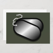 militaire hondentags (Voorkant / Achterkant)