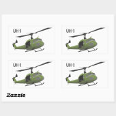Militaire Huey Helikopter Sticker (Vel)