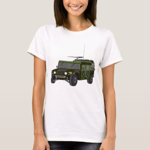 Militaire Humvee Off-Road Tactisch Voertuig T-shirt