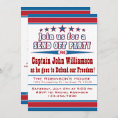 Militaire implementatie Uitnodiging tot uitzending (Voorkant / Achterkant)