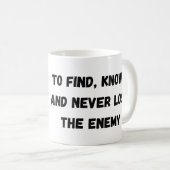 Militaire Inlichtingenkoffie Mok (Voorkant rechts)