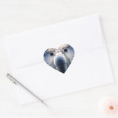 Militaire jet hart sticker (Envelop)