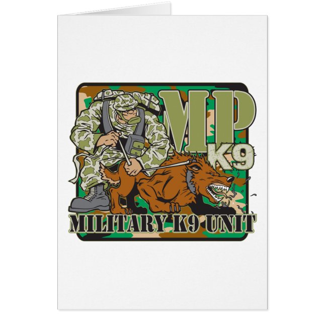 Militaire K9-eenheid (Voorkant)