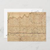 Militaire kaart van de staten van Kentucky (Voorkant / Achterkant)