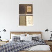 Militaire kaart Verenigde Staten Canvas Afdruk (Insitu (Slaapkamer))