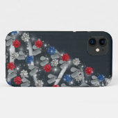 militaire kerstboom Case-Mate iPhone case (Achterkant (horizontaal))