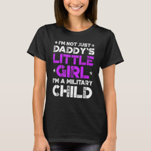 Militaire Kindermaand Paars op kleine 1 T-shirt