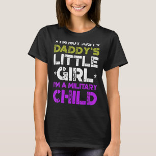 Militaire Kindermaand Paars T-shirt
