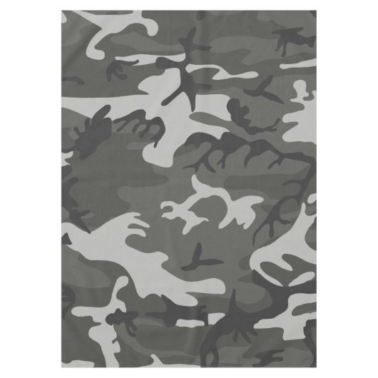 Militaire kleuren tafelkleed (Voorkant)
