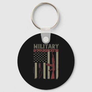 Militaire kracht sleutelhanger
